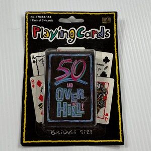 New‎ 50 and Over the Hill Playing Cards - Multicolor